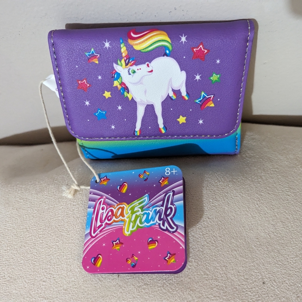 Lisa Frank Purple Unicorn Mini Wallet